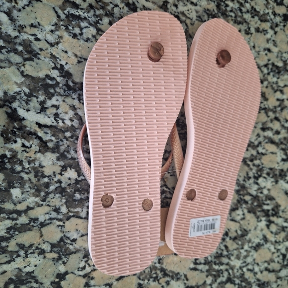 Havaianas Women's Top Rosa Ballet Rose Flip Flop Sandal, US 7/8 - Picture 4 of 7